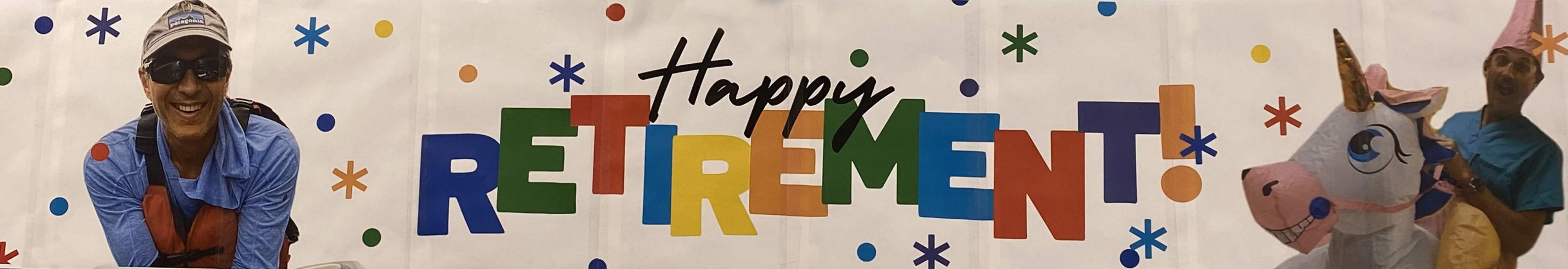 Dr. Brockmeyer's retirement sign