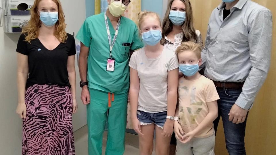 Edith Molstad and Family with Dr. Bollo External link: (https://healthcare.utah.edu/patient-stories/stories/edith-molstad.php)